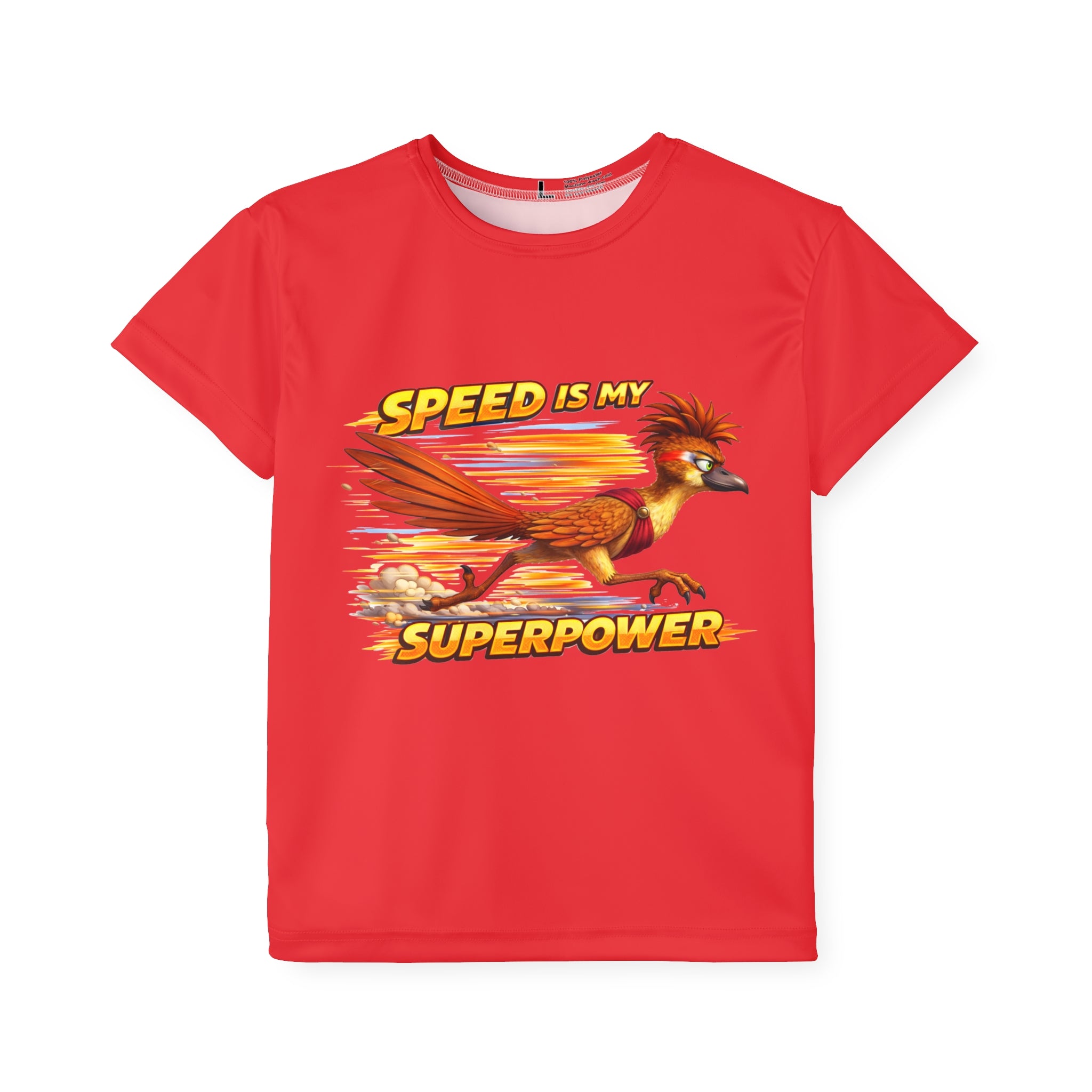 Kids Jersey — "Speed Is My Superpower" Roadrunner Rudy Rush  Tee