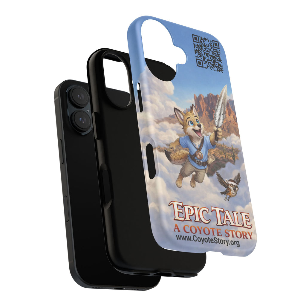 Epic Tale Coyote Phone Case — Cute Adventure Animal Protective Tough Case