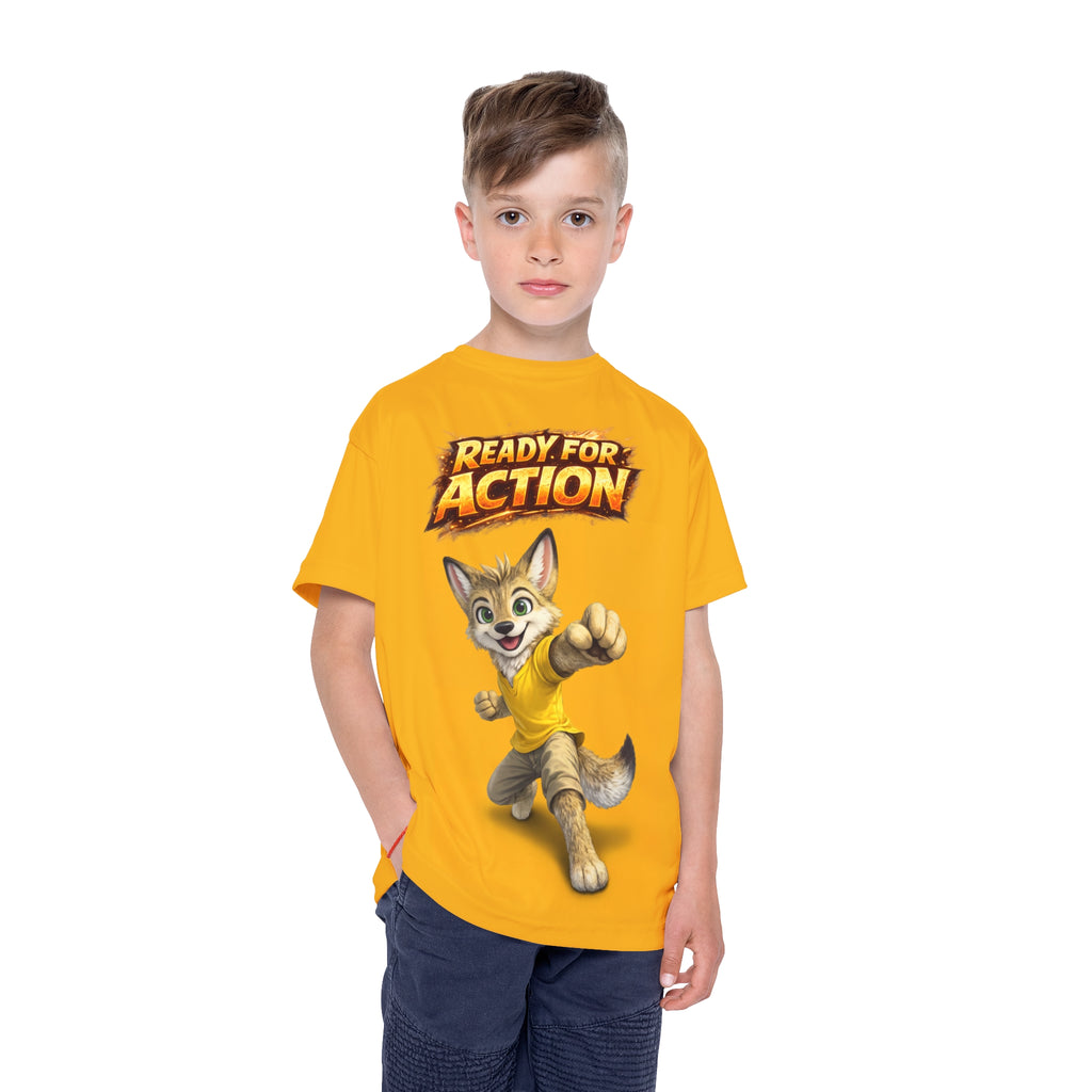 Youth Sports Jersey — Tuwi Coyote Athletic Tee for Team Play & Practice