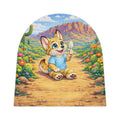 Coyote Story Baby Beanie — Cute Puppy All-Over-Print Infant Hat