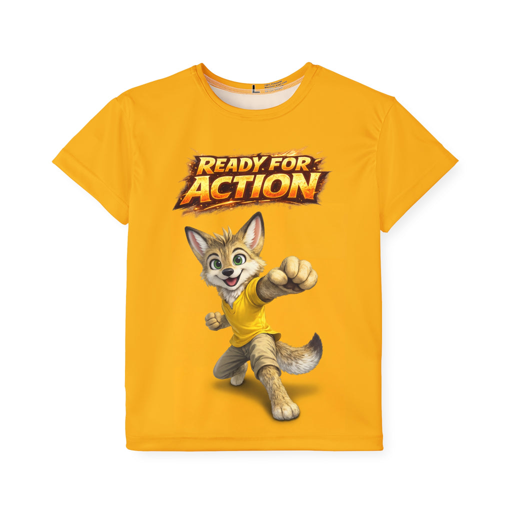 Youth Sports Jersey — Tuwi Coyote Athletic Tee for Team Play & Practice