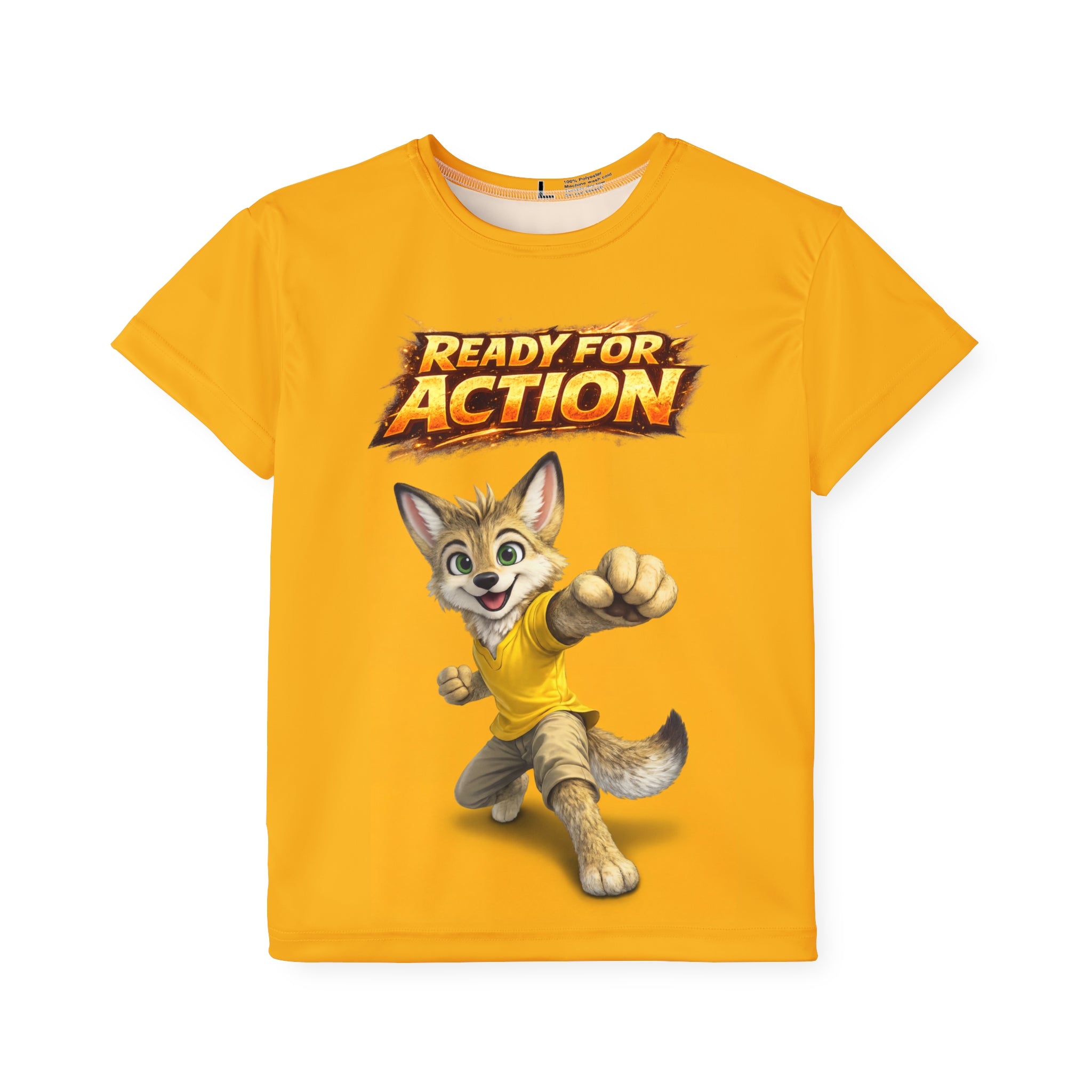 Youth Sports Jersey — Tuwi Coyote Athletic Tee for Team Play & Practice