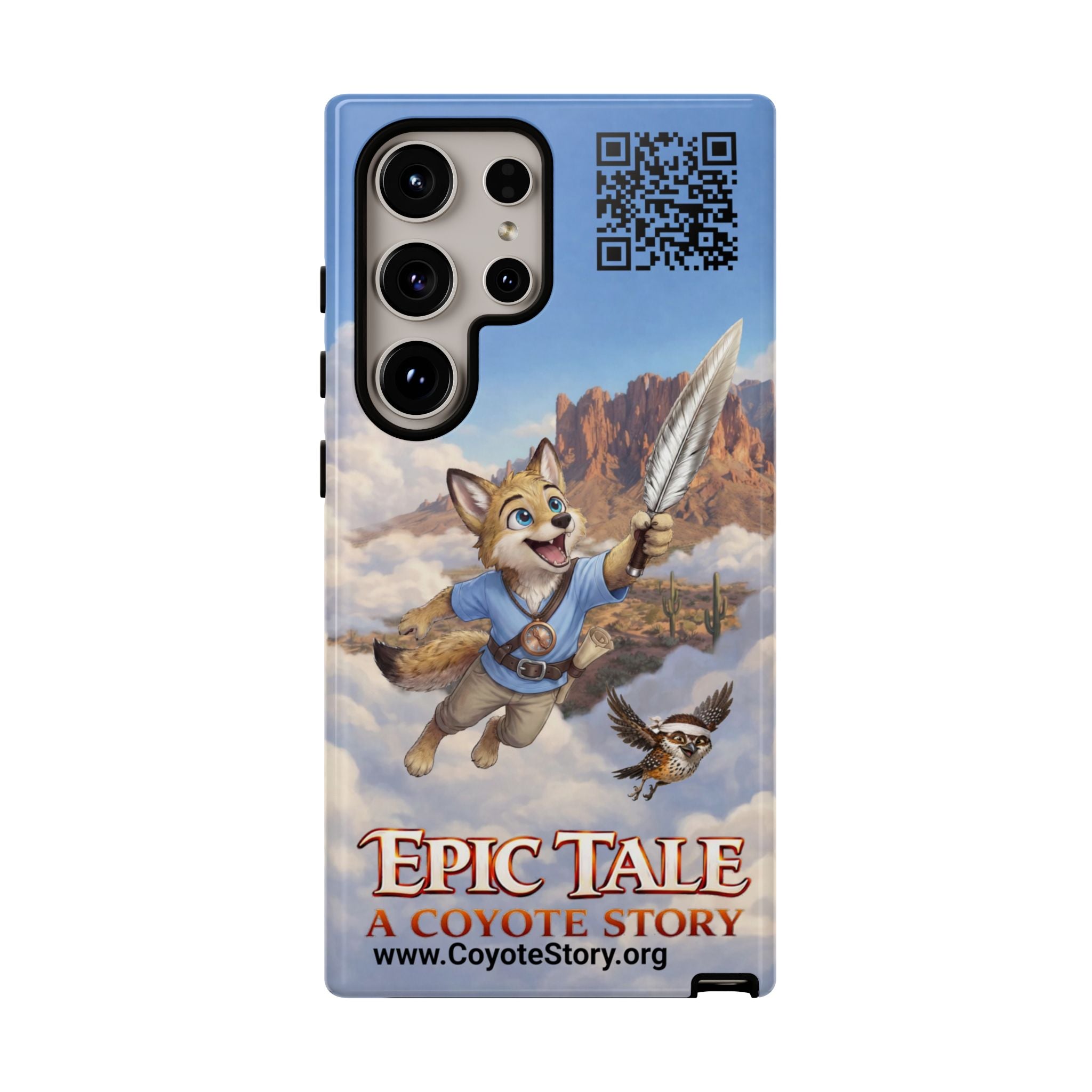 Epic Tale Coyote Phone Case — Cute Adventure Animal Protective Tough Case