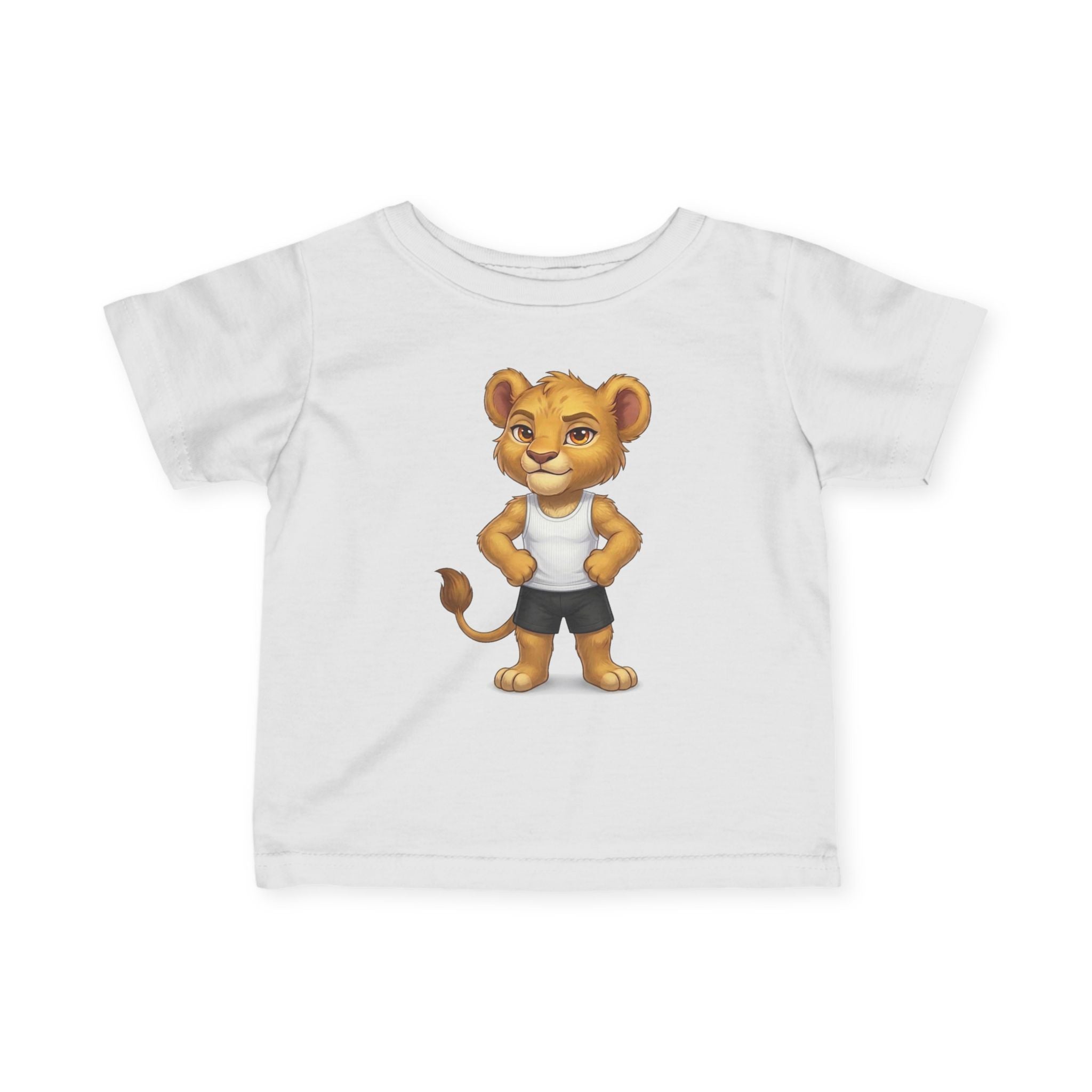 Cute Lion Cub named Elliott Tee – Playful Baby Graphic Shirt