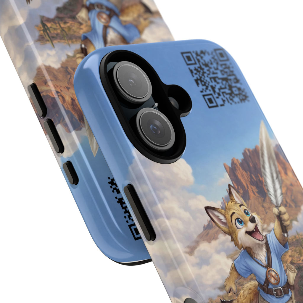 Epic Tale Coyote Phone Case — Cute Adventure Animal Protective Tough Case