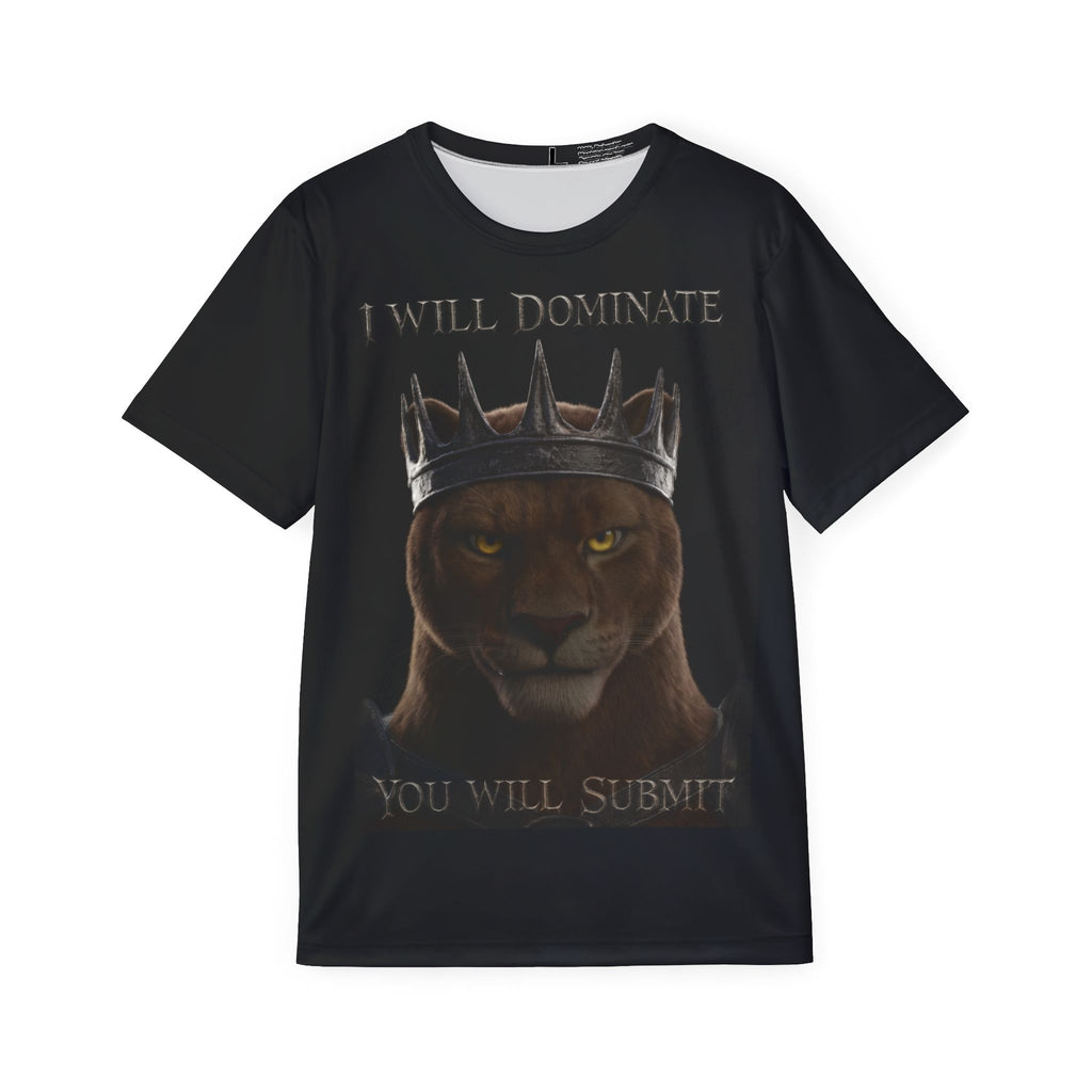 King Raith Sports Jersey — “I Will Dominate / You Will Submit” Graphic Tee
