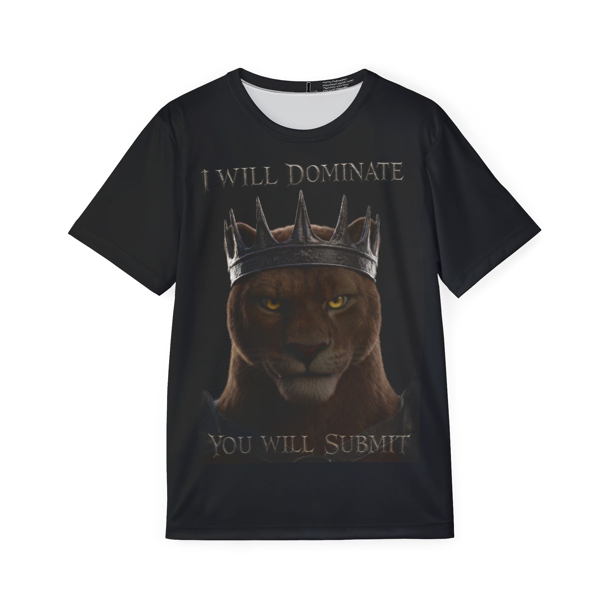 King Raith Sports Jersey — “I Will Dominate / You Will Submit” Graphic Tee
