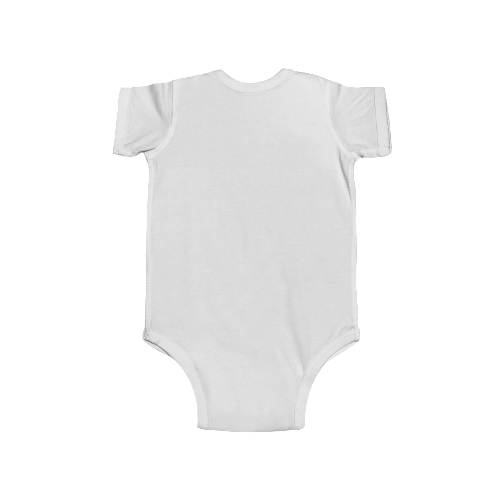 Cute Baby Onesie with Tuwi Coyote Holding Paw — Infant Bodysuit