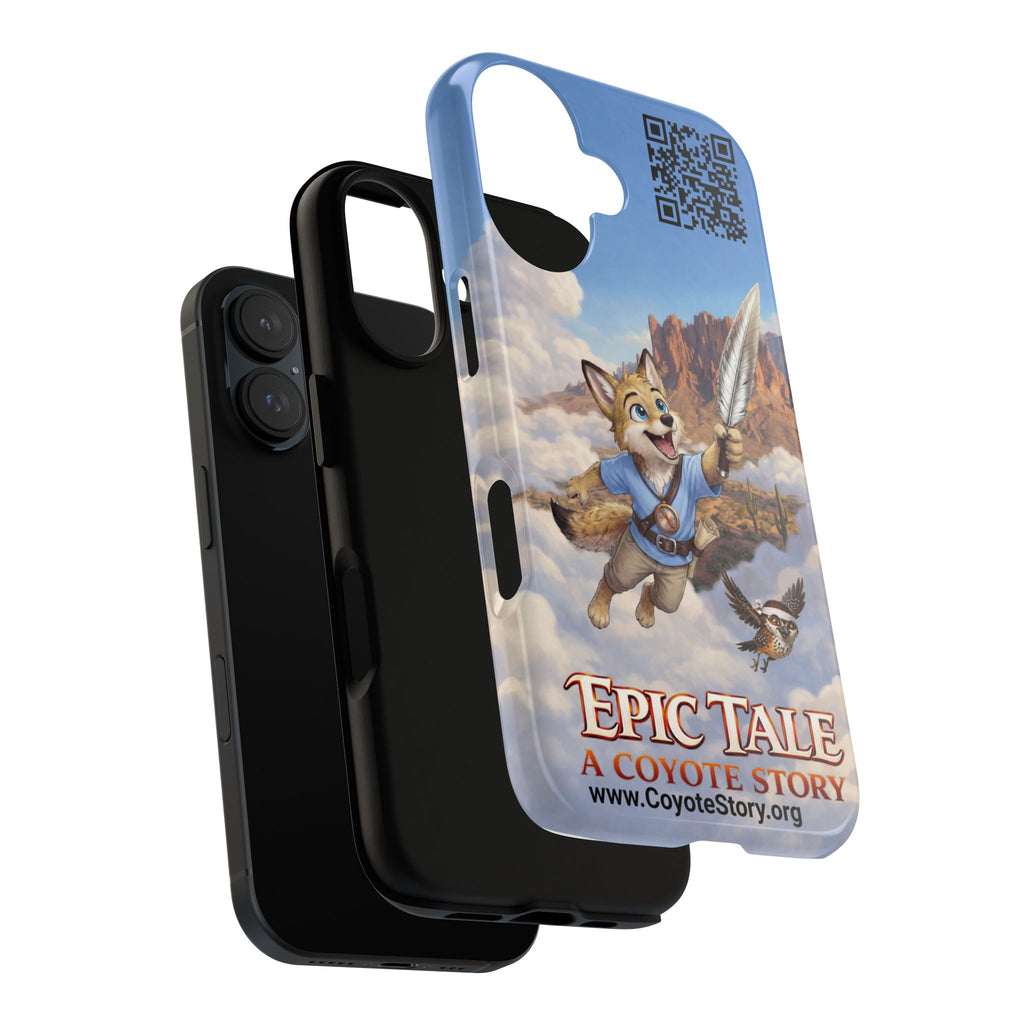Epic Tale Coyote Phone Case — Cute Adventure Animal Protective Tough Case