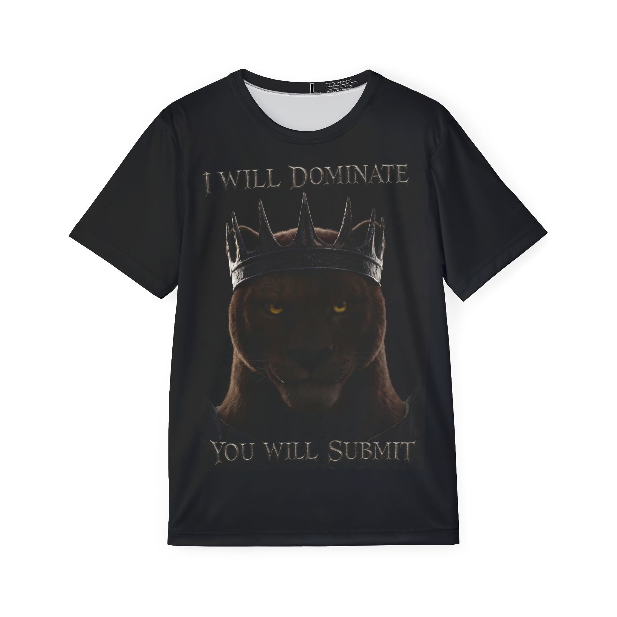 King Raith Sports Jersey — “I Will Dominate / You Will Submit” Graphic Tee