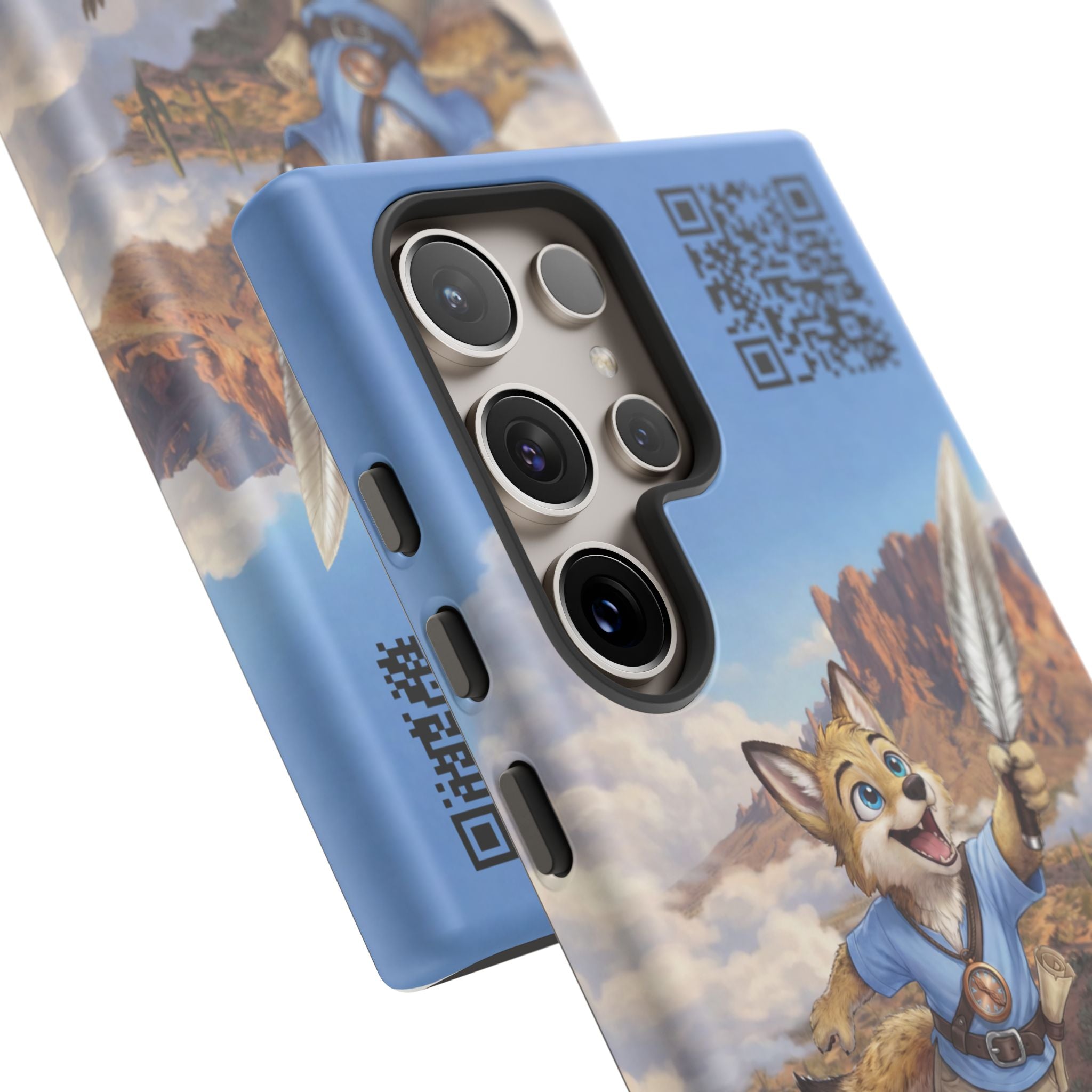 Epic Tale Coyote Phone Case — Cute Adventure Animal Protective Tough Case